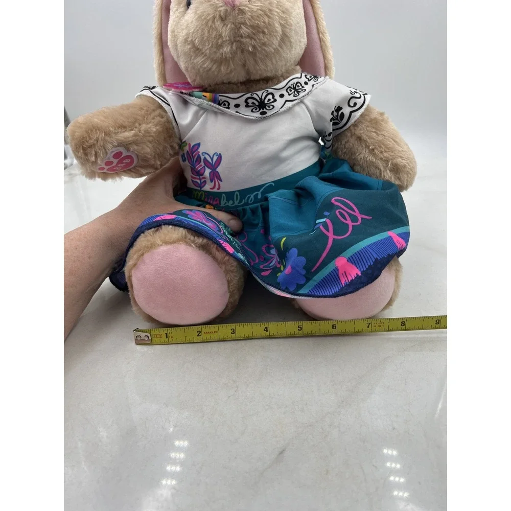 Build-A-Bear Bunny Plush Disney Encanto Mirabel Outfit Tan Rabbit Stuffed Animal
